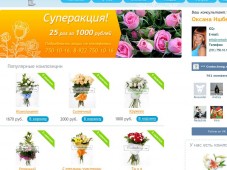 Магазин доставки цветов «Цветочнег»